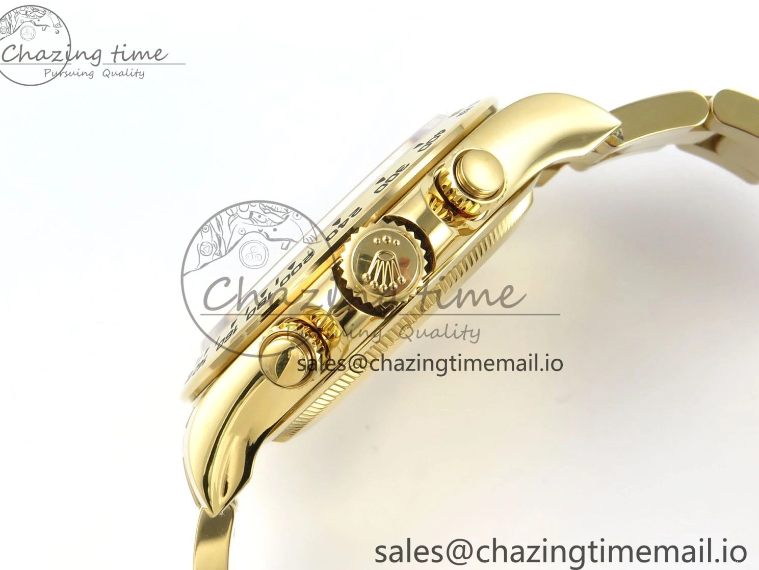 MiroTime 0305 TimelessDesign Daytona 126508 APSF 1:1 Best Edition Black Dial on YG Braclet SH 742